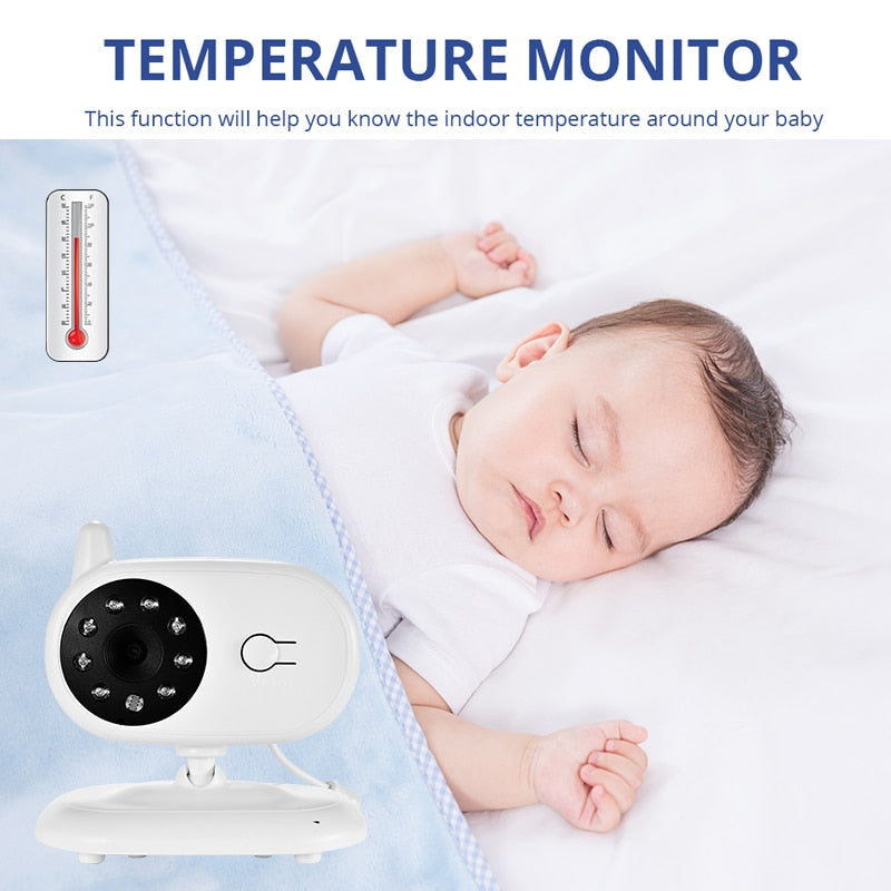3.5 inch Baby Video Camera With Temperature Monitor
