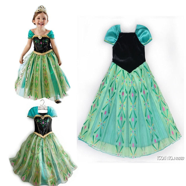 Princess Anna Girls Costume