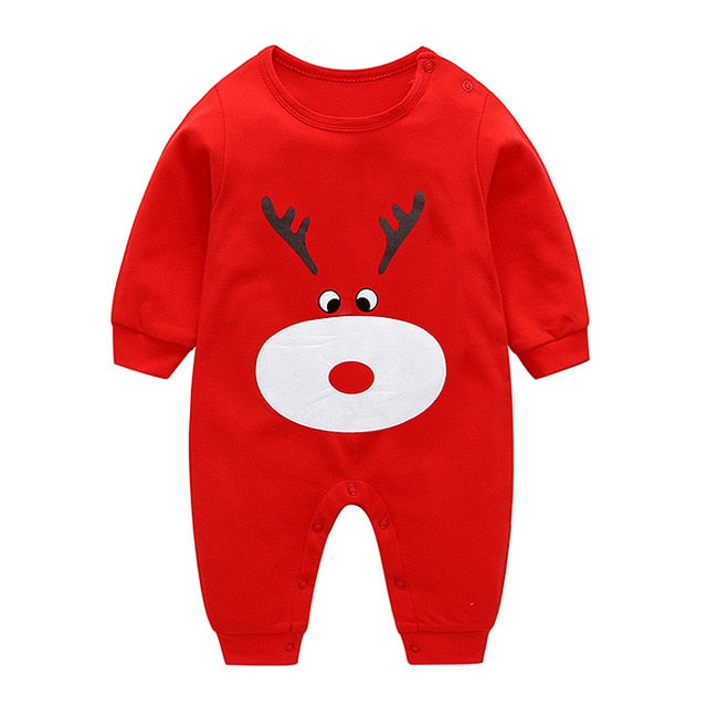 Rudolph Reindeer Baby Romper